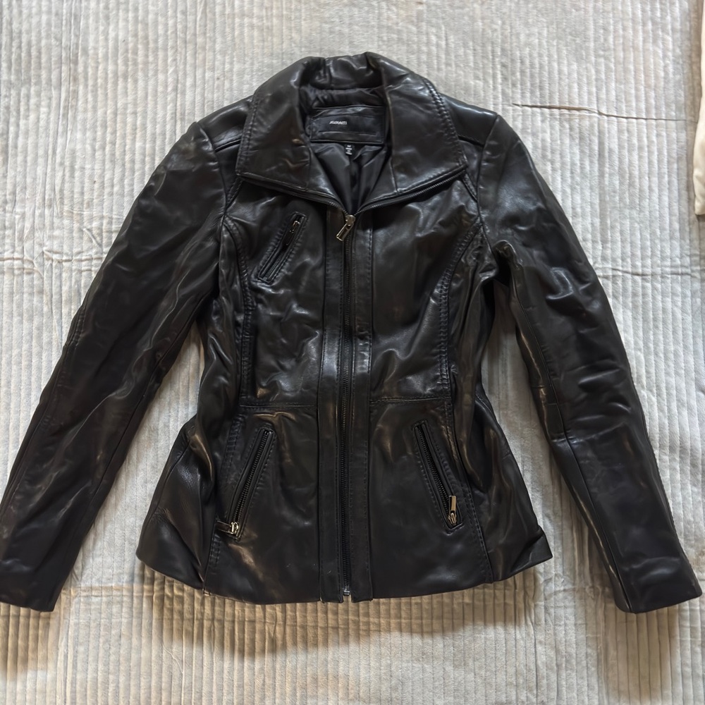 Avanti Black Leather Jacket